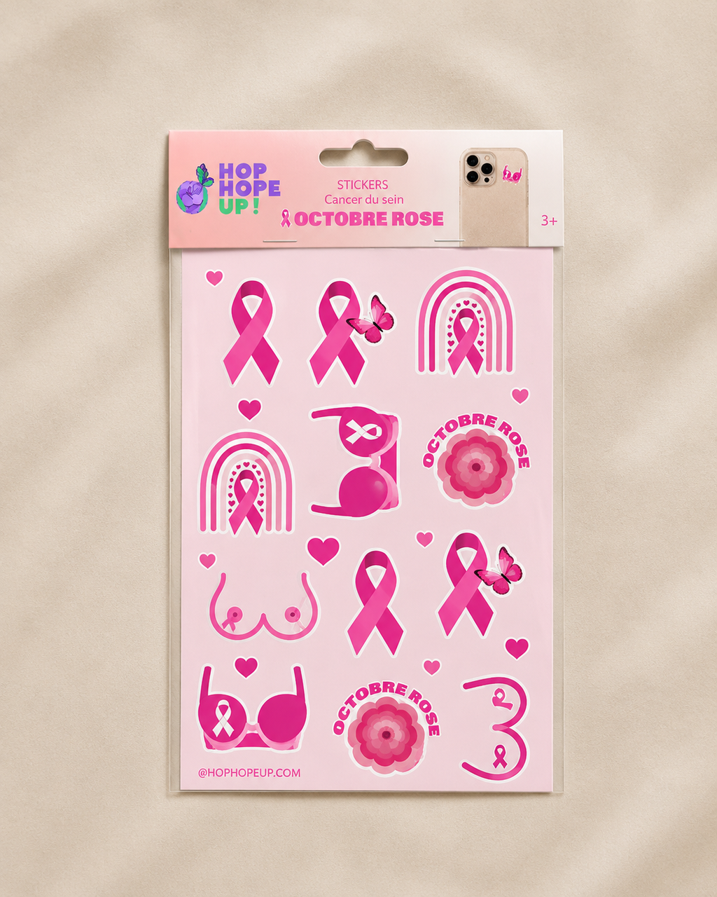 Planche de stickers Cancer du sein
