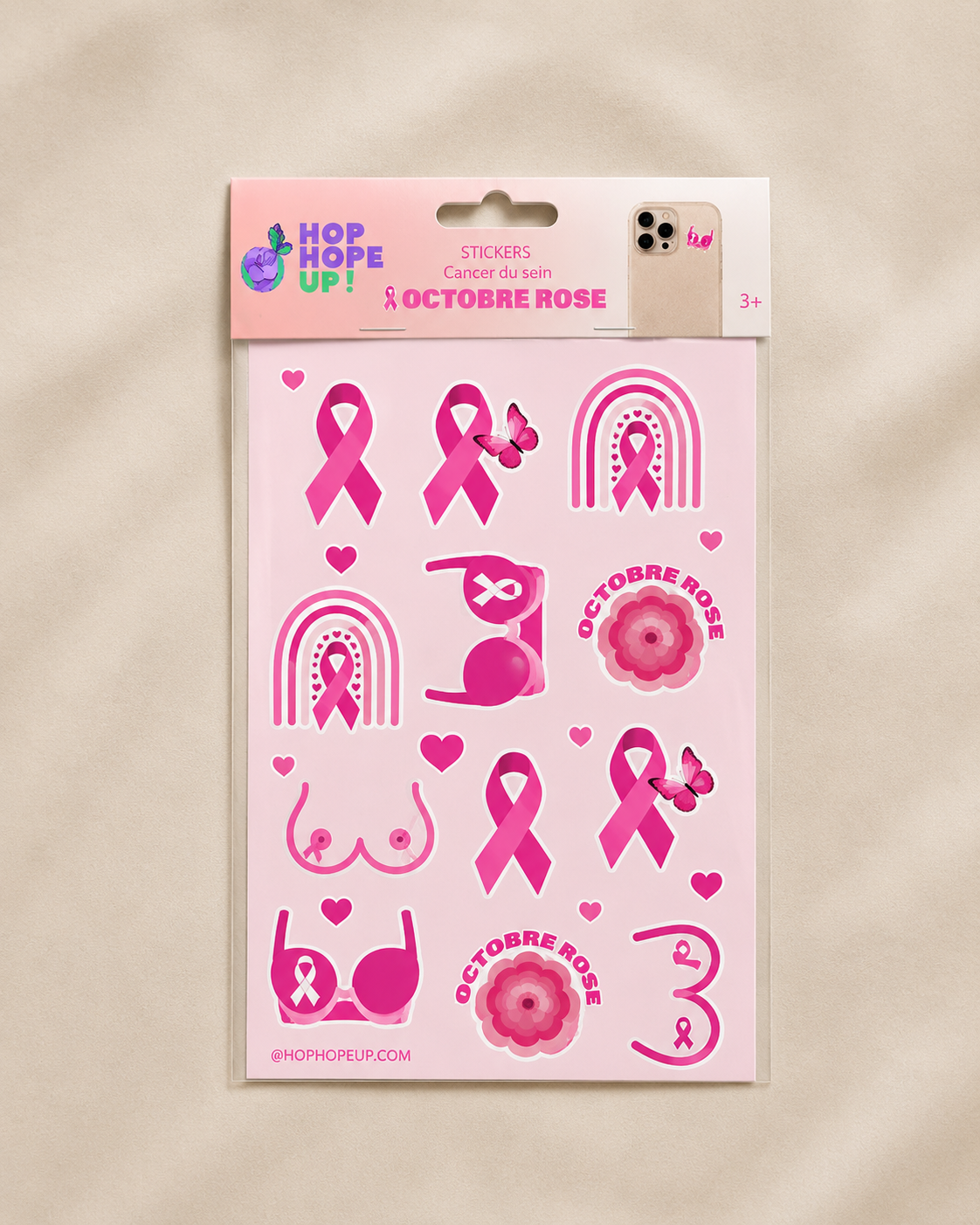 Planche de stickers Cancer du sein