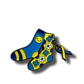Pin's TRISOMIE 21 - Chaussettes dépareillées