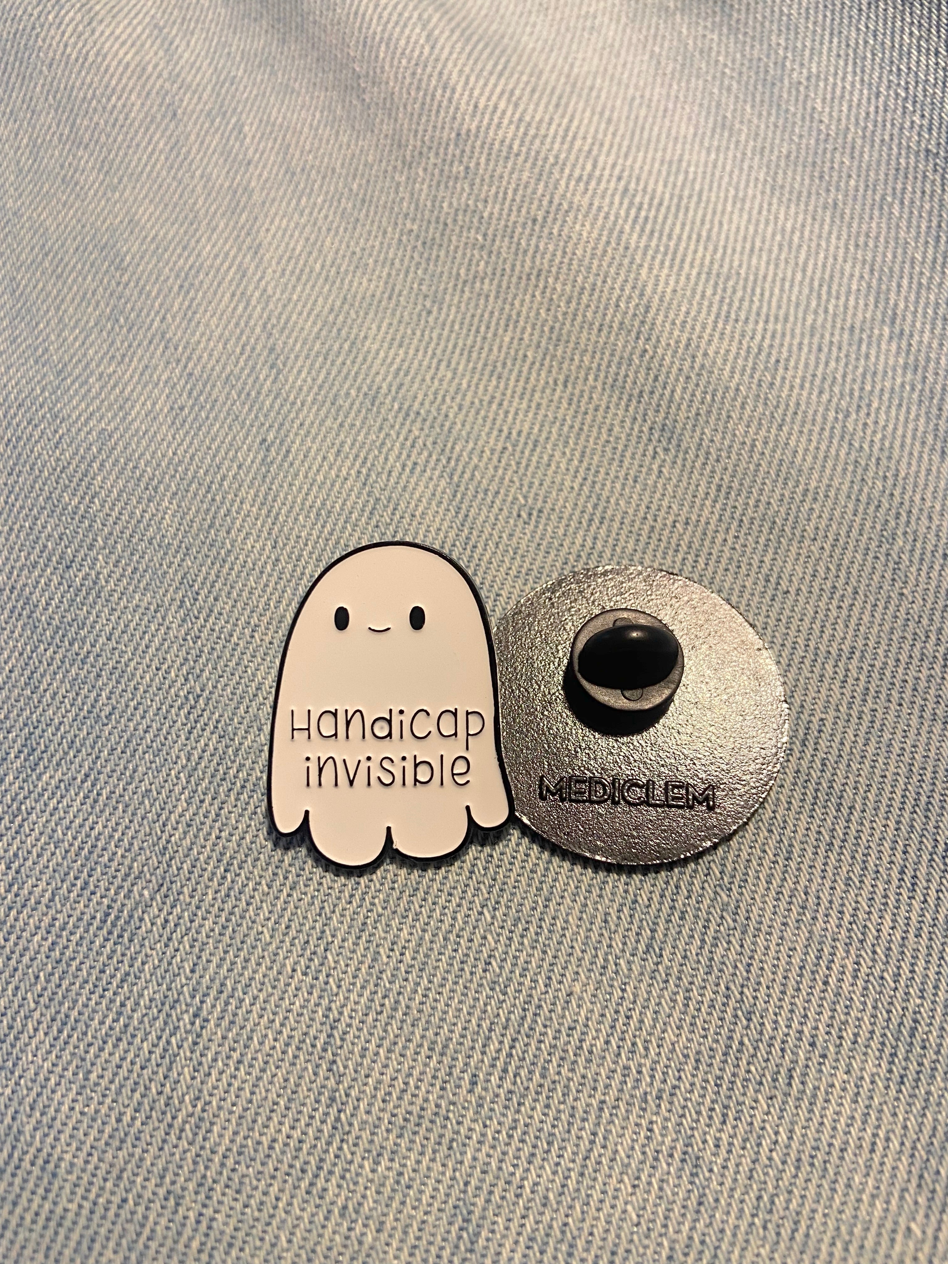 Pin's HANDICAP INVISIBLE - Fantôme