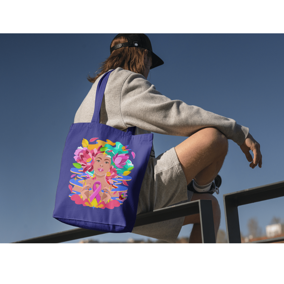 Tote Bag zippé Cancer du sein